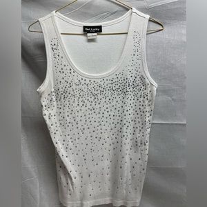 White sequins t-shirt